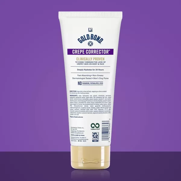 imageGold Bond Age Renew Crepe Corrector Body ampamp Face Lotion Replenishing ampamp Smoothing Formula 14 oz Packaging may vary8 Fl Oz Pack of 1