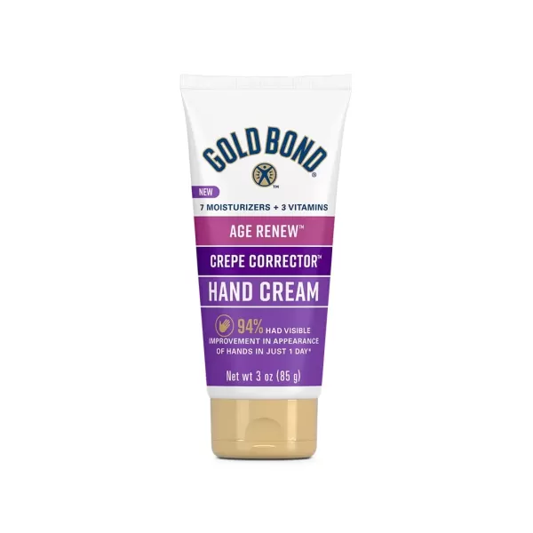 imageGold Bond Age Renew Crepe Corrector Hand Cream Replenishing ampamp Smoothing Formula 3 oz3 Fl Oz Pack of 1