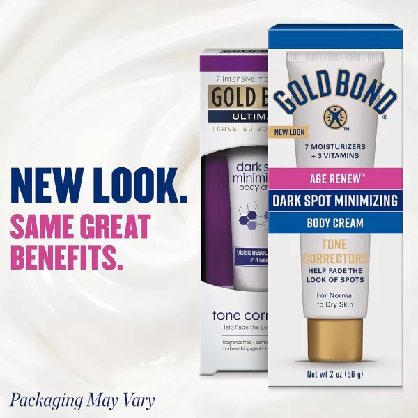 imageGold Bond Age Renew Dark Spot Minimizing Age Renew Body Cream 2 oz With No Bleaching AgentsDark Spot Minimizing