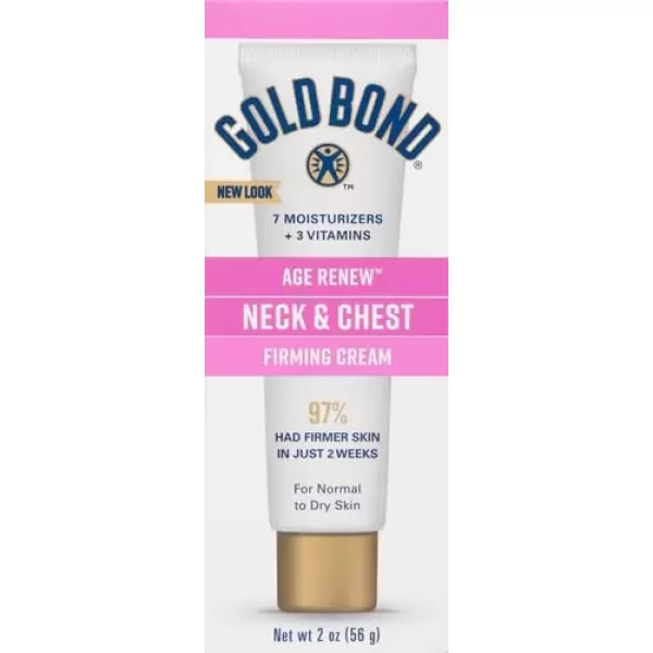 imageGold Bond Age Renew Neck ampamp Chest Firming Age Renew Cream 2 oz Clinically Tested Skin Firming Cream2 Ounce Pack of 1