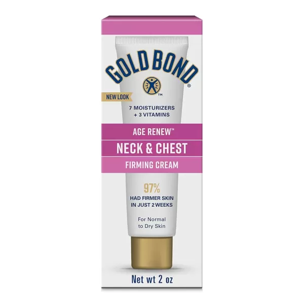 imageGold Bond Age Renew Neck ampamp Chest Firming Age Renew Cream 2 oz Clinically Tested Skin Firming Cream2 Ounce Pack of 1