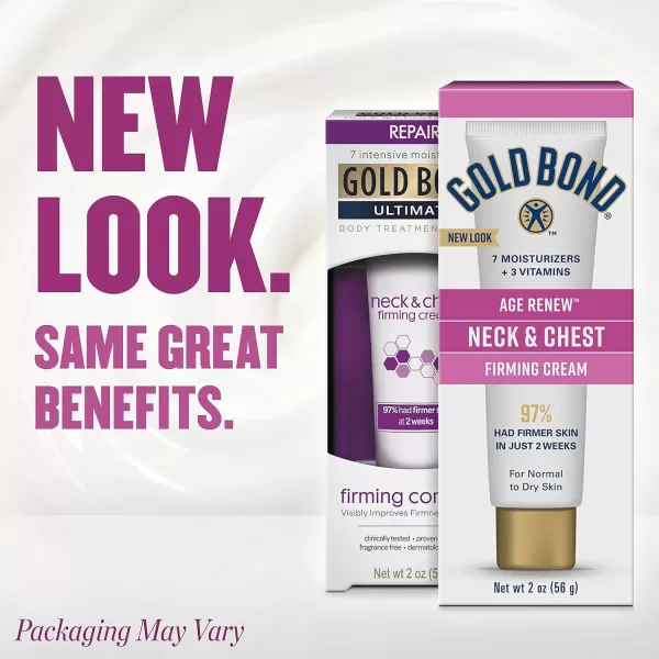 imageGold Bond Age Renew Neck ampamp Chest Firming Age Renew Cream 2 oz Clinically Tested Skin Firming Cream200 Ounce Pack of 2