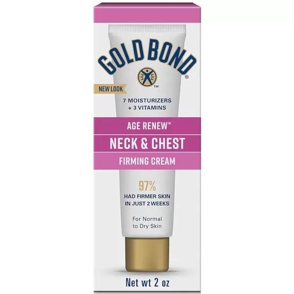 imageGold Bond Age Renew Neck ampamp Chest Firming Age Renew Cream 2 oz Clinically Tested Skin Firming Cream200 Ounce Pack of 2