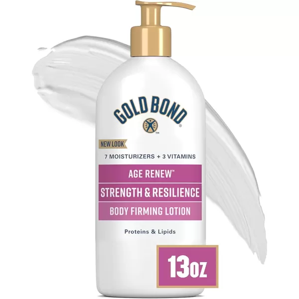 imageGold Bond Age Renew Strength ampamp Resilience Lotion 13 oz With Proteins ampamp Lipids for Aging ampamp Mature Skin