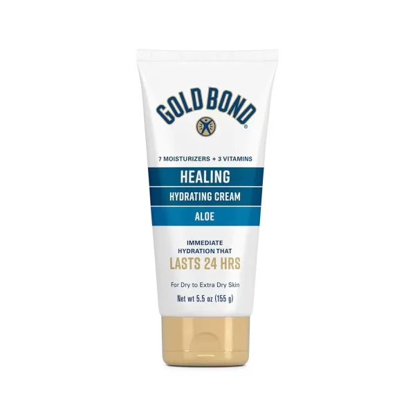 imageGold Bond Healing Skin Therapy Lotion with Aloe 55 oz NonGreasy ampamp Hypoallergenic55 Ounce Pack of 1