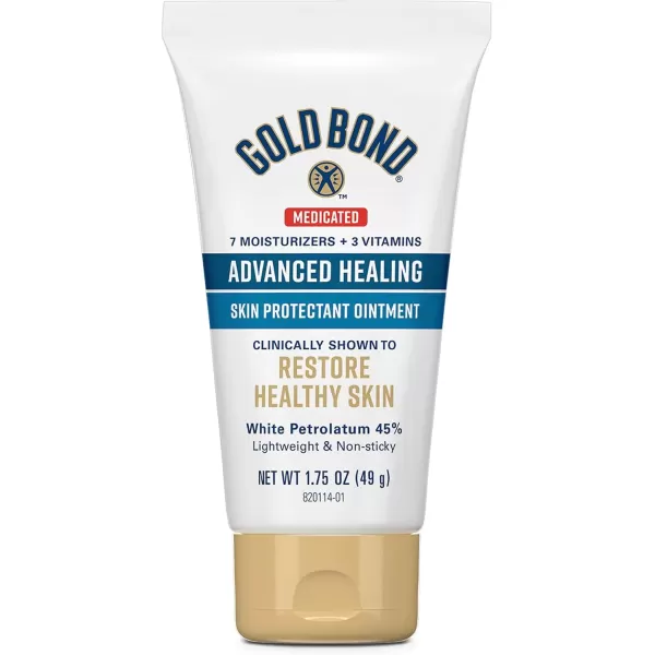 imageGold Bond Medicated Advanced Healing Ointment 175 oz Hydrates ampamp Protects Dry Cracked Skin