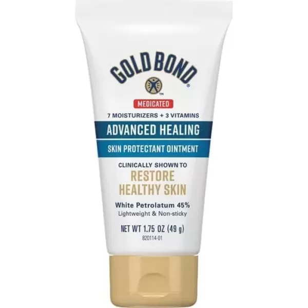 imageGold Bond Medicated Advanced Healing Ointment 175 oz Hydrates ampamp Protects Dry Cracked Skin