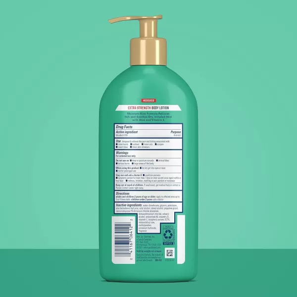 imageGold Bond Medicated Extra Strength Body Lotion 14 oz Moisturizes Relieves ampamp Soothes14 Ounce Pack of 2