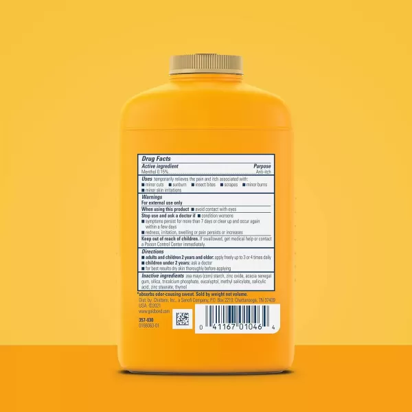 imageGold Bond Medicated Original Strength Body Powder 4 oz TalcFree AntiItch Absorbs ampamp Cools