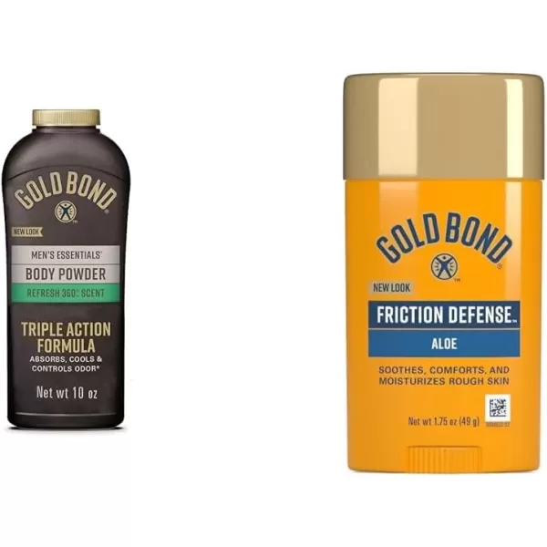imageGold Bond Mens Essentials TalcFree Body Powder Spray 7 oz Recharge Scent Wetness Protection10 Ounce Pack of 1