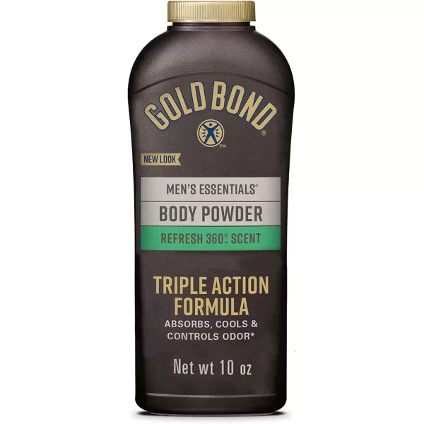 imageGold Bond Mens Essentials TalcFree Body Powder Spray 7 oz Recharge Scent Wetness Protection10 Ounce Pack of 1
