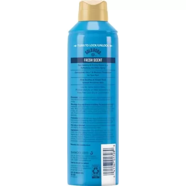 imageGold Bond No Mess TalcFree Foot Powder Spray 7 oz Fresh Scent With a Triple Action Formula7 Ounce Pack of 2