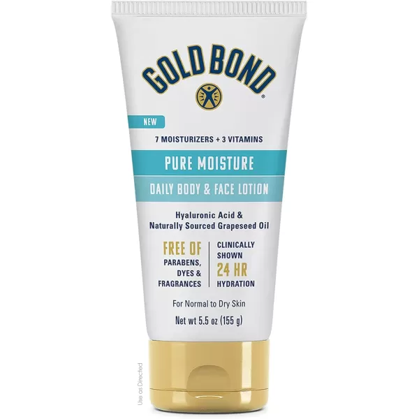 imageGold Bond Pure Moisture Lotion 55 oz UltraLightweight Daily Body ampamp Face Lotion