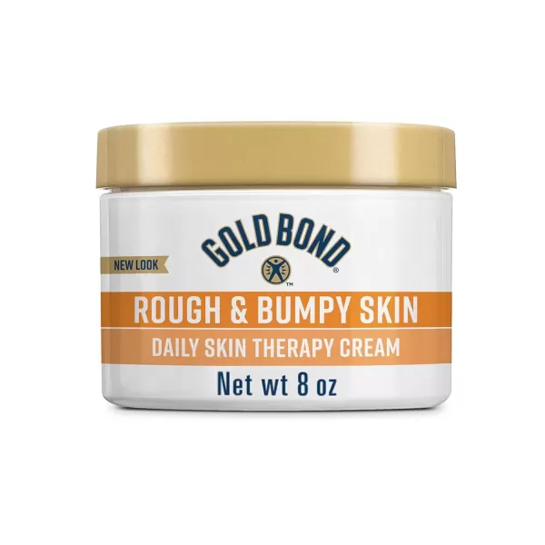imageGold Bond Rough ampamp Bumpy Daily Skin Therapy Cream 8 oz With 7 Moisturizers ampamp 3 Vitamins8 Ounce Pack of 1