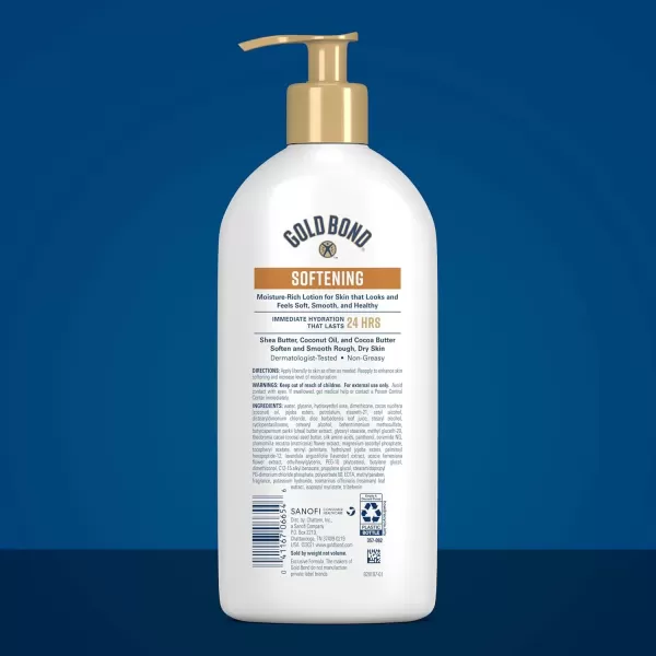 imageGold Bond Softening Hydrating Lotion With Shea Butter for Rough ampamp Dry Skin 14 oz