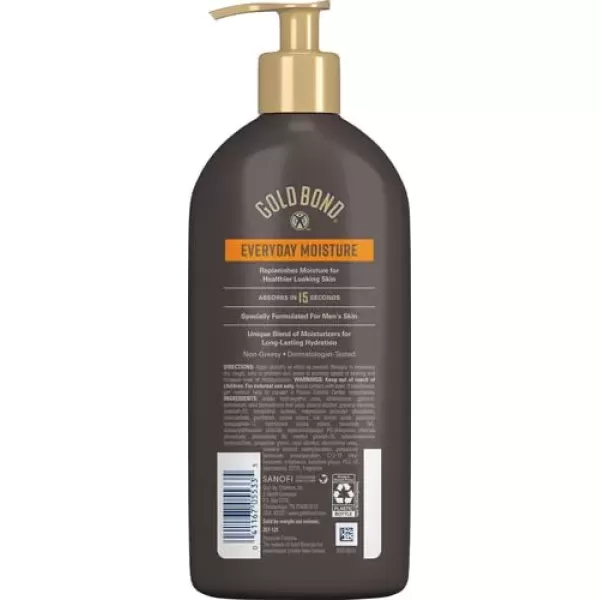 imageGold Bond Ultimate Mens Essentials Hydrating Lotion 145 oz Everyday Moisture for Dry Skin145 Ounce