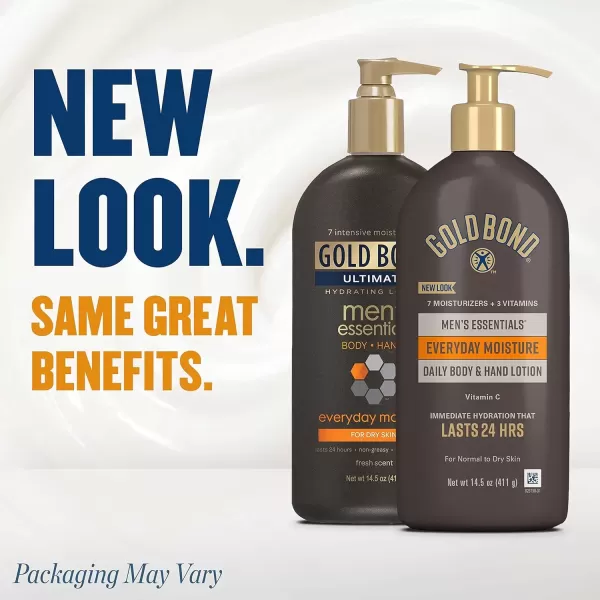 imageGold Bond Ultimate Mens Essentials Hydrating Lotion 145 oz Everyday Moisture for Dry Skin145 Ounce