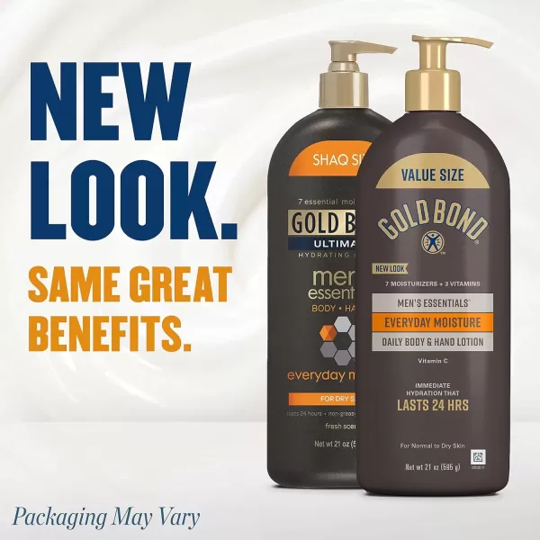 imageGold Bond Ultimate Mens Essentials Hydrating Lotion 145 oz Everyday Moisture for Dry Skin21 Ounce Pack of 1