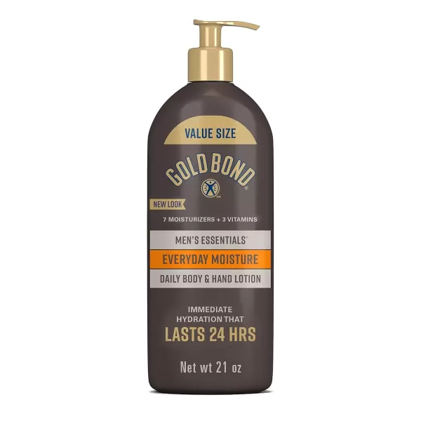 imageGold Bond Ultimate Mens Essentials Hydrating Lotion 145 oz Everyday Moisture for Dry Skin21 Ounce Pack of 1