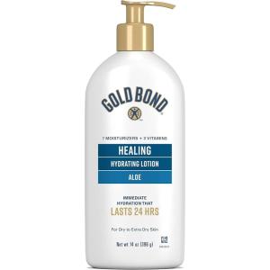 imageGold Bond Healing Hydrating Lotion 20 oz with Aloe Moisturizes Immediate 24Hour Hydration14 Ounce Pack of 1