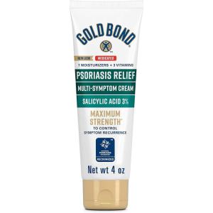 imageGold Bond MultiSymptom Psoriasis Relief Cream 4 oz for Itchy Irritated ampamp Scaling Skin4 Ounce Pack of 1