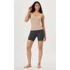 imageODODOS 3Pack Seamless Square Neck Crop Tank for Women Ribbed Knit Soft Low Back Cropped TopsBeigecoralteal