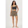 imageODODOS 3Pack Seamless Square Neck Crop Tank for Women Ribbed Knit Soft Low Back Cropped TopsBlackwhitecharcoal