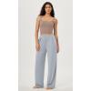 imageODODOS 3Pack Seamless Square Neck Crop Tank for Women Ribbed Knit Soft Low Back Cropped TopsCharcoaldusty Bluebark