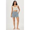 imageODODOS 3Pack Seamless Square Neck Crop Tank for Women Ribbed Knit Soft Low Back Cropped TopsIvorydusty Bluesphinx