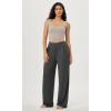 imageODODOS 3Pack Seamless Square Neck Crop Tank for Women Ribbed Knit Soft Low Back Cropped TopsMushroomtaupecharcoal