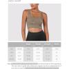 imageODODOS 3Pack Seamless Square Neck Crop Tank for Women Ribbed Knit Soft Low Back Cropped TopsPhloxsea Greenlapis