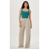 imageODODOS 3Pack Seamless Square Neck Crop Tank for Women Ribbed Knit Soft Low Back Cropped TopsPhloxsea Greenlapis