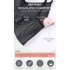 imageODODOS Seamless Padded Sports Bra for Women CrissCross Back Longline Wirefree Brami Ribbed Crop Tank TopsBlack