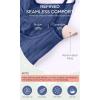 imageODODOS Seamless Padded Sports Bra for Women CrissCross Back Longline Wirefree Brami Ribbed Crop Tank TopsCobalt Blue