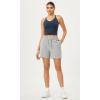 imageODODOS Seamless Padded Sports Bra for Women CrissCross Back Longline Wirefree Brami Ribbed Crop Tank TopsNavy