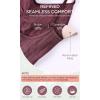 imageODODOS Seamless Padded Sports Bra for Women CrissCross Back Longline Wirefree Brami Ribbed Crop Tank TopsWine