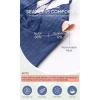 imageODODOS Seamless Padded Sports Bra for Women Strappy Longline Wirefree Brami Ribbed Crop Tank TopsCobalt Blue