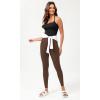 imageODODOS Seamless Sweetheart Neck Crop Tank for Women Ribbed Strappy Racerback Cropped Cami TopsBlack