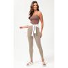imageODODOS Seamless Sweetheart Neck Crop Tank for Women Ribbed Strappy Racerback Cropped Cami TopsClove