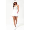 imageODODOS Seamless Sweetheart Neck Crop Tank for Women Ribbed Strappy Racerback Cropped Cami TopsWhiteblackgray
