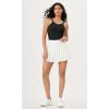 imageODODOS Seamless Tank for Women Ribbed Strappy Sleeveless Shirts Scoop Neck Cami TopsBlack