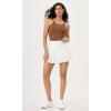 imageODODOS Seamless Tank for Women Ribbed Strappy Sleeveless Shirts Scoop Neck Cami TopsClay