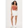 imageODODOS Seamless Tank for Women Ribbed Strappy Sleeveless Shirts Scoop Neck Cami TopsCoral