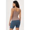 imageODODOS Seamless Tank for Women Ribbed Strappy Sleeveless Shirts Scoop Neck Cami TopsSphinx