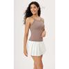 imageODODOS Seamless Tank for Women Ribbed Strappy Sleeveless Shirts Scoop Neck Cami TopsSphinx