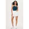 imageODODOS Seamless Tank for Women Ribbed Strappy Sleeveless Shirts Scoop Neck Cami TopsTeal