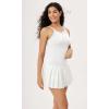 imageODODOS Seamless Tank for Women Ribbed Strappy Sleeveless Shirts Scoop Neck Cami TopsWhitegrayblack