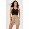 imageODODOS Womens Crop 3Pack Seamless RibKnit Camisole Crop Tank TopsBlack3 Pack