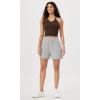 imageODODOS Womens Crop 3Pack Seamless RibKnit Camisole Crop Tank TopsBrunetteclaymushroom