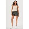 imageODODOS Womens Crop 3Pack Seamless RibKnit Camisole Crop Tank TopsIvorystar Whiteermine